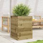 Jardinera madera de pino impregnada 50x50x68,5 cm de vidaXL, Maceteros y jardineras - Ref: Foro24-3282468, Precio: 156,38 €, ...