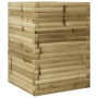 Jardinera madera de pino impregnada 50x50x68,5 cm de vidaXL, Maceteros y jardineras - Ref: Foro24-3282468, Precio: 156,38 €, ...