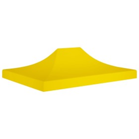 Celebration tent roof yellow 4.5x3 m 270 g/m² by vidaXL, Covers for tents and gazebos - Ref: Foro24-315374, Price: 37,99 €, D...