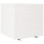 Solid white pine wood planter 70x70x72 cm by vidaXL, Pots and planters - Ref: Foro24-3282620, Price: 250,99 €, Discount: %