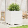 Solid white pine wood planter 70x70x72 cm by vidaXL, Pots and planters - Ref: Foro24-3282620, Price: 250,99 €, Discount: %