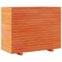 Solid wax brown pine wood planter 90x40x72 cm by vidaXL, Pots and planters - Ref: Foro24-3282636, Price: 232,86 €, Discount: %