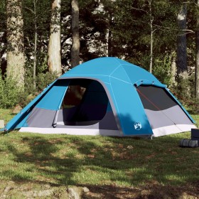 Igloo family tent 6 people waterproof blue by vidaXL, tents - Ref: Foro24-94724, Price: 152,99 €, Discount: %