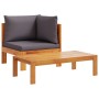 Garden sofa set with cushions 6 pieces solid acacia wood by vidaXL, Garden sets - Ref: Foro24-3214867, Price: 863,64 €, Disco...