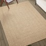 ZIZUR-Teppich in Jute-Optik für drinnen und draußen, 120 x 120 cm von vidaXL, Teppiche - Ref: Foro24-4006154, Preis: 54,99 €,...