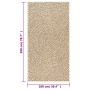 ZIZUR-Teppich in Jute-Optik für drinnen und draußen, 100 x 200 cm von vidaXL, Teppiche - Ref: Foro24-4006161, Preis: 54,99 €,...