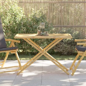 Bamboo folding garden table 110x55x75 cm by vidaXL, Garden tables - Ref: Foro24-365879, Price: 80,48 €, Discount: %