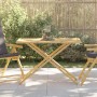 Bamboo folding garden table 110x55x75 cm by vidaXL, Garden tables - Ref: Foro24-365879, Price: 80,99 €, Discount: %