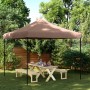 Tienda de fiesta plegable Pop-Up marrón 292x292x315 cm de vidaXL, Carpas y cenadores - Ref: Foro24-4004918, Precio: 114,28 €,...