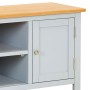 TV-Schrank aus massivem Eichenholz, 120 x 35 x 48 cm von vidaXL, TV-Möbel - Ref: Foro24-288632, Preis: 102,99 €, Rabatt: %