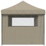 Pop-Up folding party tent with 3 taupe side walls by vidaXL, Tents and gazebos - Ref: Foro24-4004970, Price: 162,10 €, Discou...