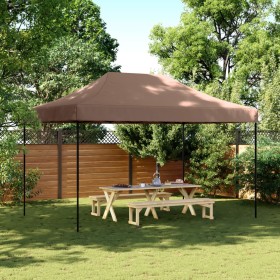 Brown Pop-Up folding party tent 440x292x315 cm by vidaXL, Tents and gazebos - Ref: Foro24-4004964, Price: 146,30 €, Discount: %