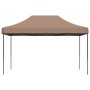 Brown Pop-Up folding party tent 440x292x315 cm by vidaXL, Tents and gazebos - Ref: Foro24-4004964, Price: 146,30 €, Discount: %