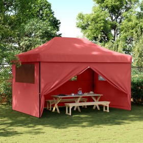 Pop-Up Folding Party Tent 4 Burgundy Side Walls by vidaXL, Tents and gazebos - Ref: Foro24-4004979, Price: 189,59 €, Discount: %