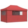 Pop-Up Folding Party Tent 4 Burgundy Side Walls by vidaXL, Tents and gazebos - Ref: Foro24-4004979, Price: 188,99 €, Discount: %