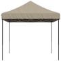 Taupefarbenes Pop-Up-Faltpartyzelt 410 x 279 x 315 cm von vidaXL, Zelte und Pavillons - Ref: Foro24-4005010, Preis: 132,04 €,...