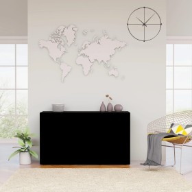 Black plywood sideboard 120x36x69 cm by vidaXL, Sideboards - Ref: Foro24-801842, Price: 127,33 €, Discount: %