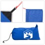 Toldo de playa con anclas de arena azul 214x236 cm de vidaXL, Tiendas de campaña - Ref: Foro24-4008641, Precio: 76,99 €, Desc...