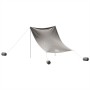 Beach awning with gray sand anchors 214x236 cm by vidaXL, tents - Ref: Foro24-4008643, Price: 76,99 €, Discount: %