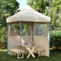 Tienda de fiesta plegable Pop-Up con 2 paredes laterales beige de vidaXL, Carpas y cenadores - Ref: Foro24-4004991, Precio: 1...