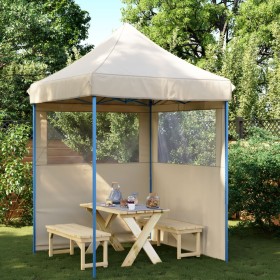 Pop-Up Folding Party Tent with 2 Beige Side Walls by vidaXL, Tents and gazebos - Ref: Foro24-4004991, Price: 117,99 €, Discou...