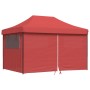 Pop-Up Folding Party Tent 4 Burgundy Side Walls by vidaXL, Tents and gazebos - Ref: Foro24-4005027, Price: 169,12 €, Discount: %