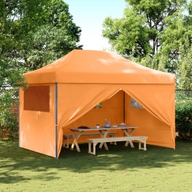 Pop-Up Folding Party Tent 4 Side Walls Orange by vidaXL, Tents and gazebos - Ref: Foro24-4005025, Price: 195,20 €, Discount: %