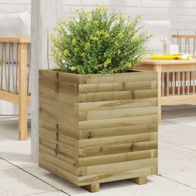 Impregnated pine wood planter 40x40x49.5 cm by vidaXL, Pots and planters - Ref: Foro24-3282513, Price: 99,99 €, Discount: %