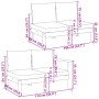 Gartensofa-Set mit Kissen 6-teilig aus massivem Akazienholz von vidaXL, Gartensets - Ref: Foro24-3214865, Preis: 823,77 €, Ra...