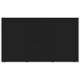 Aparador de madera contrachapada negro 120x36x69 cm de vidaXL, Aparadores - Ref: Foro24-801842, Precio: 124,74 €, Descuento: %