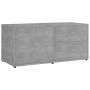 Concrete gray plywood TV cabinet 80x34x36 cm by vidaXL, TV Furniture - Ref: Foro24-801854, Price: 47,99 €, Discount: %