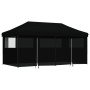 Tienda de fiesta plegable Pop-Up con 4 paredes laterales negra de vidaXL, Carpas y cenadores - Ref: Foro24-4004958, Precio: 2...