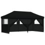 Tienda de fiesta plegable Pop-Up con 4 paredes laterales negra de vidaXL, Carpas y cenadores - Ref: Foro24-4004958, Precio: 2...