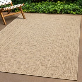 ZIZUR-Teppich in Jute-Optik für drinnen und draußen, 240 x 240 cm von vidaXL, Teppiche - Ref: Foro24-4006156, Preis: 147,99 €...