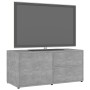 Mueble para TV madera contrachapada gris hormigón 80x34x36 cm de vidaXL, Muebles TV - Ref: Foro24-801854, Precio: 48,30 €, De...