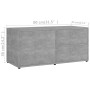 Concrete gray plywood TV cabinet 80x34x36 cm by vidaXL, TV Furniture - Ref: Foro24-801854, Price: 47,99 €, Discount: %