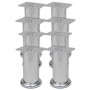 8x Patas de sofá redondas cromadas 120 mm de vidaXL, Soportes para sillas y sofás - Ref: Foro24-279098, Precio: 17,12 €, Desc...