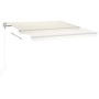 Toldo manual retráctil con LED crema 4,5x3,5 m de vidaXL, Toldos - Ref: Foro24-3070042, Precio: 495,50 €, Descuento: %