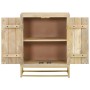 Aparador con 2 puertas madera maciza de mango 55x30x70 cm de vidaXL, Aparadores - Ref: Foro24-352039, Precio: 212,80 €, Descu...