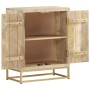 Aparador con 2 puertas madera maciza de mango 55x30x70 cm de vidaXL, Aparadores - Ref: Foro24-352039, Precio: 212,80 €, Descu...