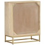 Aparador con 2 puertas madera maciza de mango 55x30x70 cm de vidaXL, Aparadores - Ref: Foro24-352039, Precio: 212,80 €, Descu...