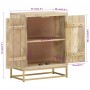 Aparador con 2 puertas madera maciza de mango 55x30x70 cm de vidaXL, Aparadores - Ref: Foro24-352039, Precio: 212,80 €, Descu...