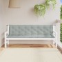 Garden bench cushions 2 units light gray melange fabric 200x50x7 cm by vidaXL, Cushions for chairs and sofas - Ref: Foro24-40...