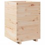 Jardinera madera maciza de pino 50x50x72,5 cm de vidaXL, Maceteros y jardineras - Ref: Foro24-3282574, Precio: 152,50 €, Desc...