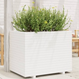 Solid white pine wood planter 90x60x72 cm by vidaXL, Pots and planters - Ref: Foro24-3282645, Price: 273,99 €, Discount: %