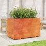 Solid pine wood planter in brown wax 110x60x72 cm by vidaXL, Pots and planters - Ref: Foro24-3282651, Price: 304,17 €, Discou...