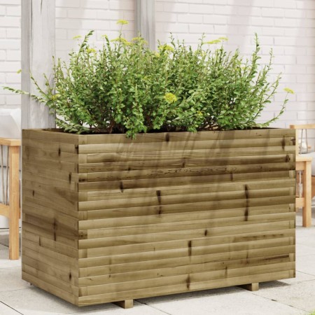 Pine wood planter impregnated 110x60x72 cm by vidaXL, Pots and planters - Ref: Foro24-3282653, Price: 271,38 €, Discount: %