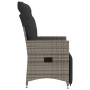 Reclining garden armchairs and 2 gray synthetic rattan cushions by vidaXL, Garden chairs - Ref: Foro24-365668, Price: 242,58 ...