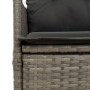 Reclining garden armchairs and 2 gray synthetic rattan cushions by vidaXL, Garden chairs - Ref: Foro24-365668, Price: 242,58 ...