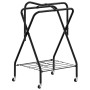 Soporte de montura plegable de pie independiente hierro negro de vidaXL, Accesorios para sillas de montar - Ref: Foro24-17244...